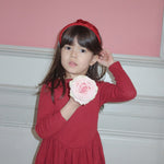 Konges Sløjd A/S Jersey Jurken red dahlia