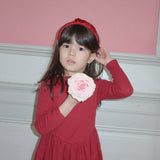 Konges Sløjd A/S Jersey Jurken red dahlia