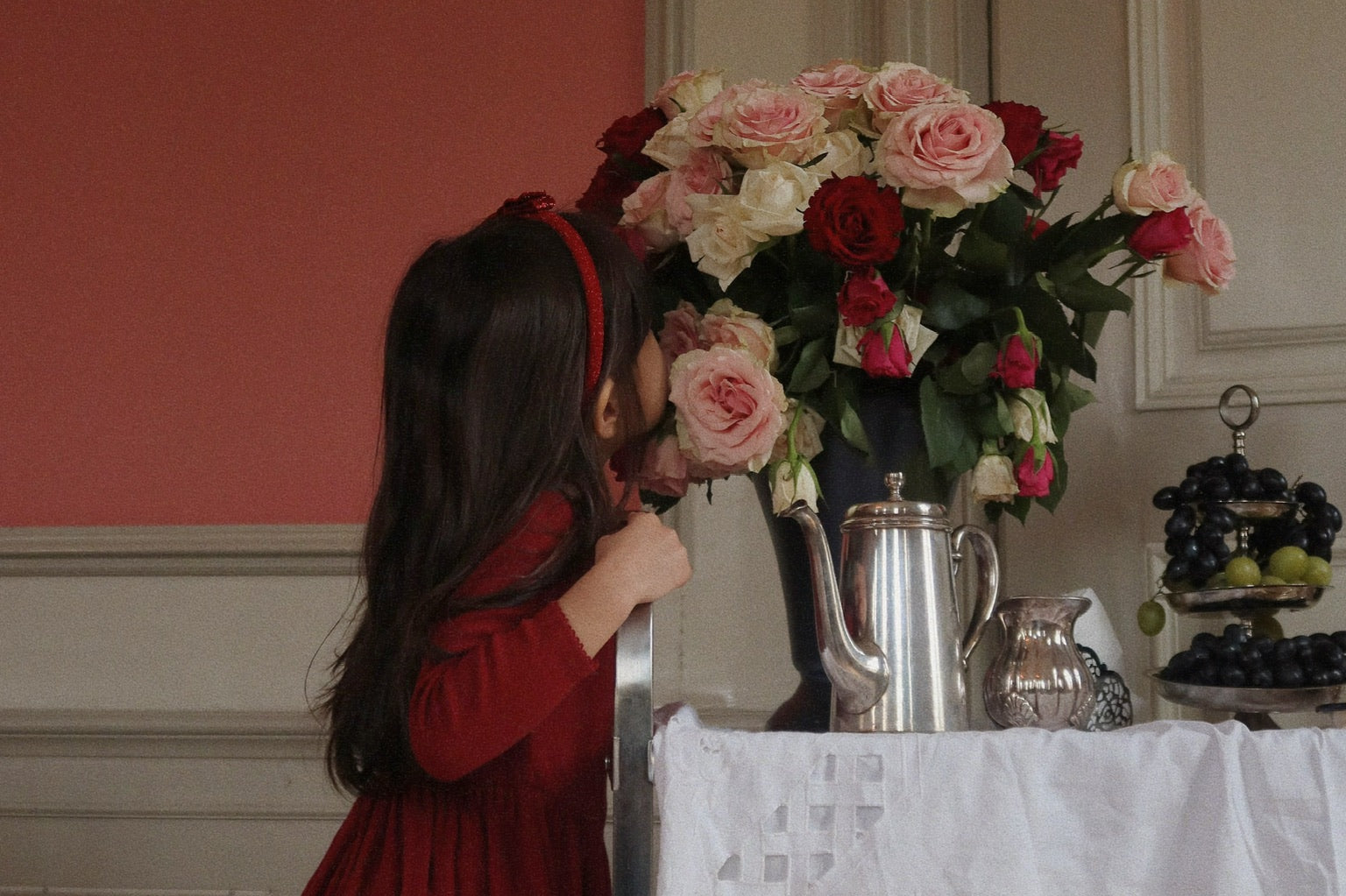 Konges Sløjd A/S Jersey Jurken red dahlia