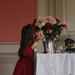 Konges Sløjd A/S Jersey Jurken red dahlia