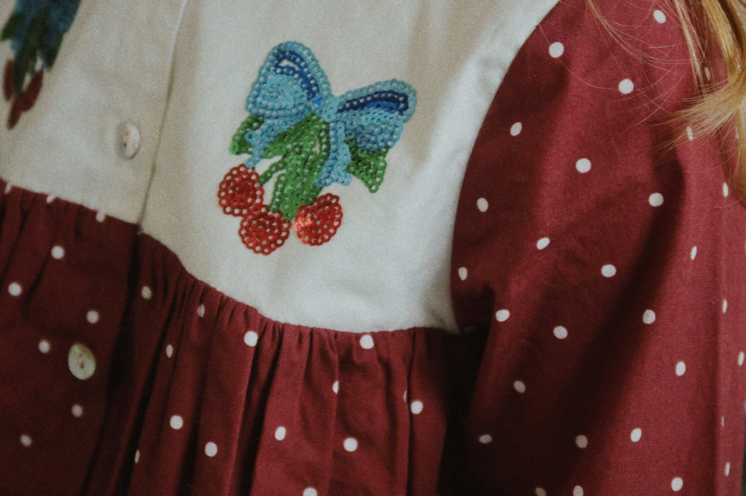 Konges Sløjd A/S WOVEN DRESSES cabernet dot