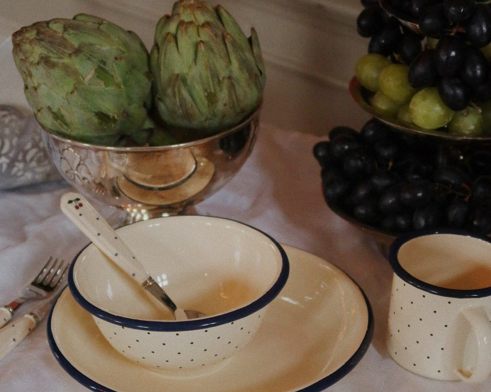 Konges Sløjd A/S Servies navy dot