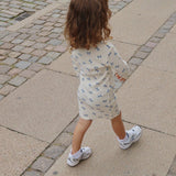 Konges Sløjd A/S Jersey Jurken bow bleu