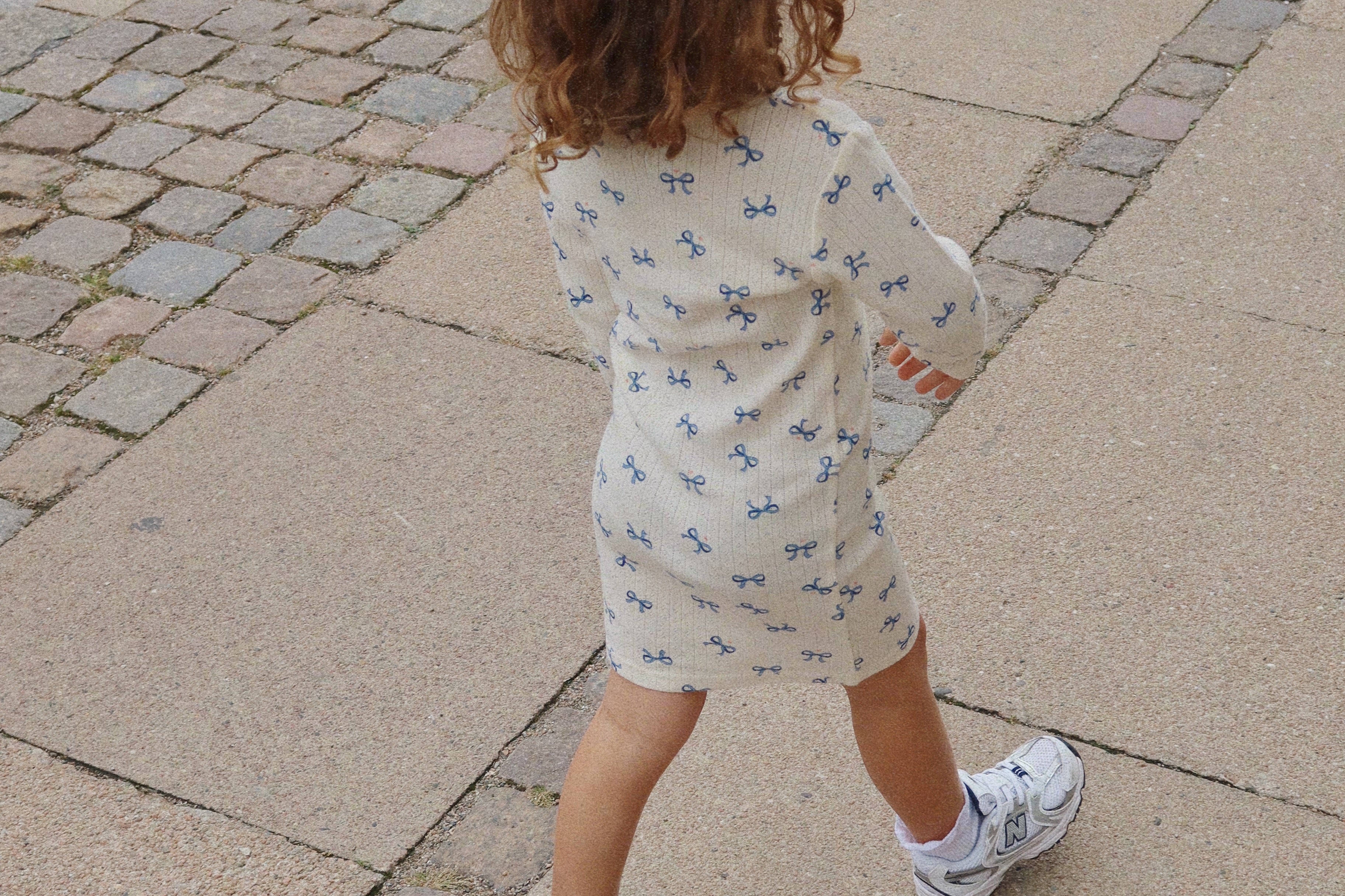 Konges Sløjd A/S Jersey Jurken bow bleu