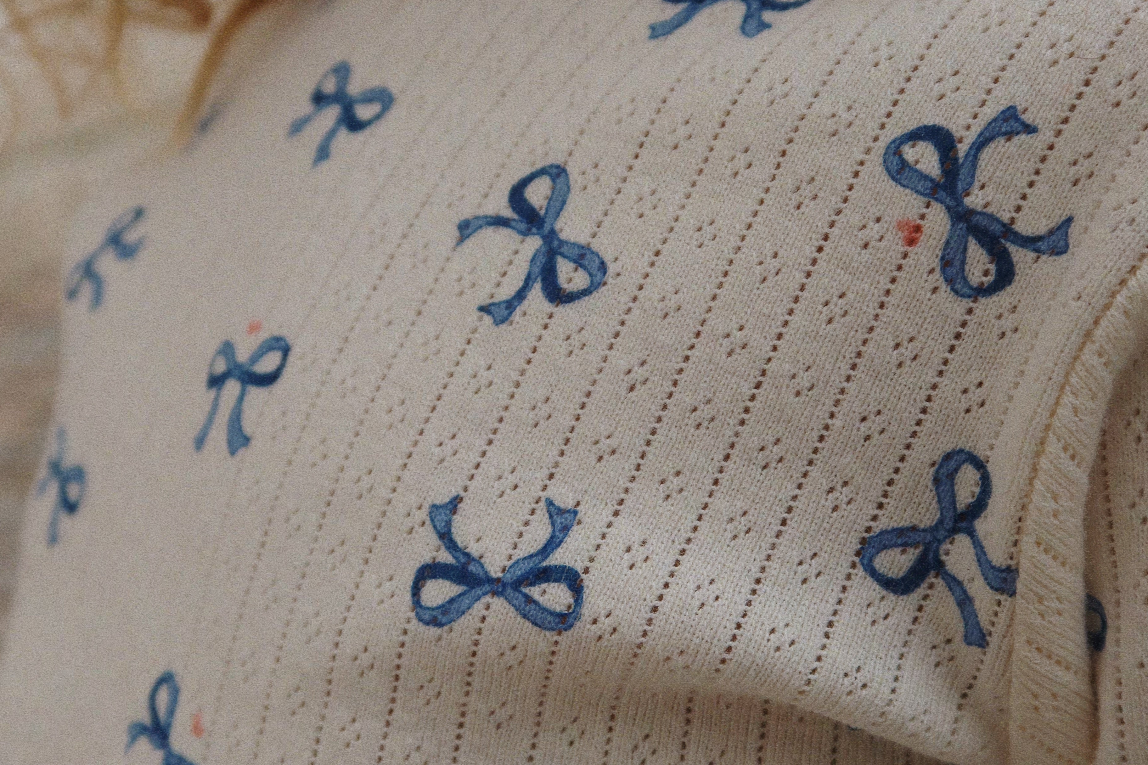 Konges Sløjd A/S Jersey Jurken bow bleu