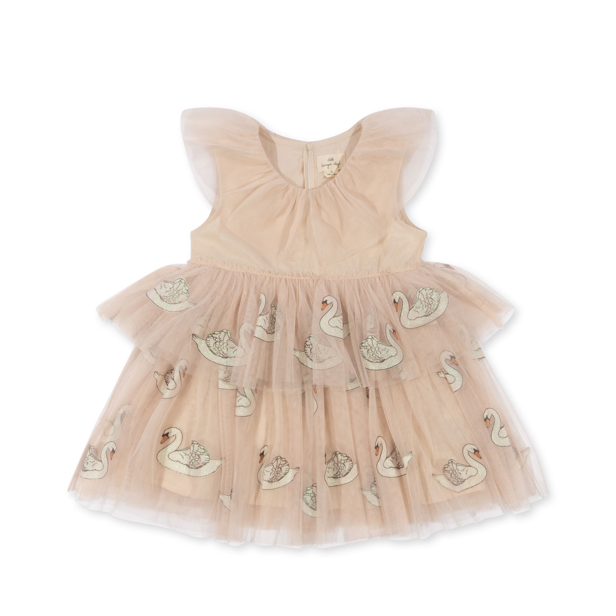 Konges Sløjd A/S WOVEN DRESSES swan glitter