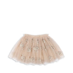 Konges Sløjd A/S Rokjes - Geweven swan glitter