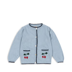 Konges Sløjd A/S Gebreide Cardigans blue fog