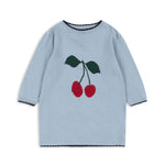 Konges Sløjd A/S KNITTED DRESSES blue fog