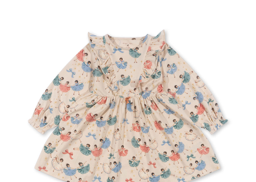 Konges Sløjd A/S Jersey Jurken bow ballerina