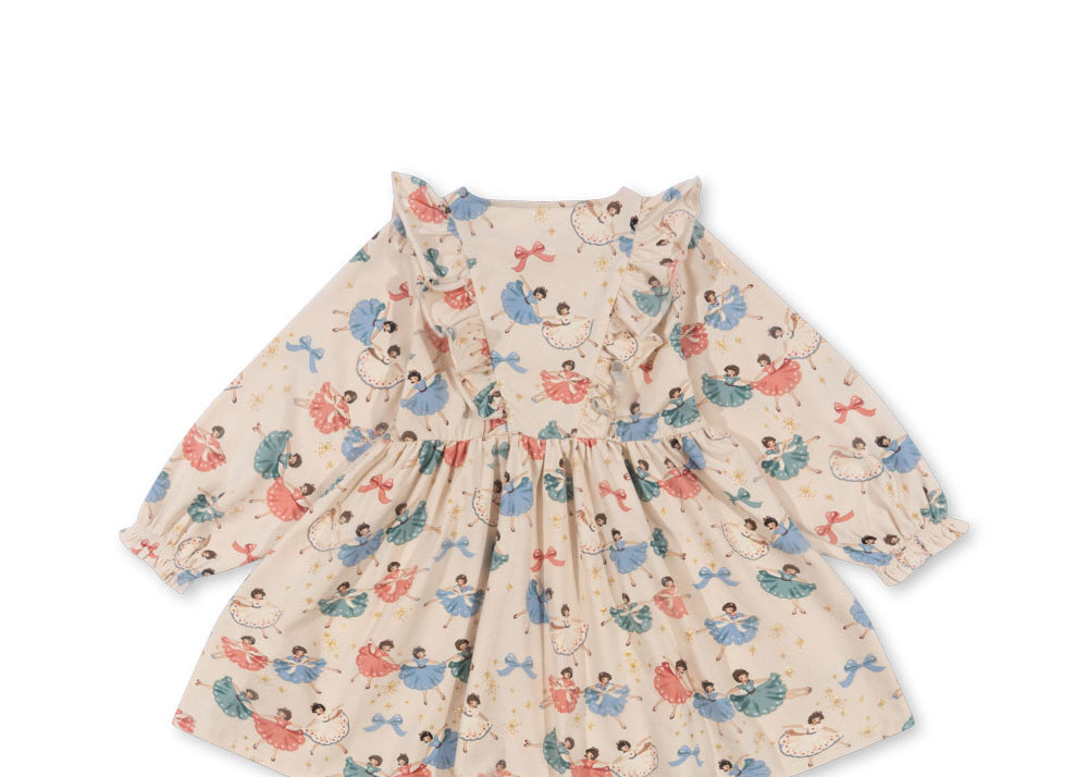 Konges Sløjd A/S Jersey Jurken bow ballerina