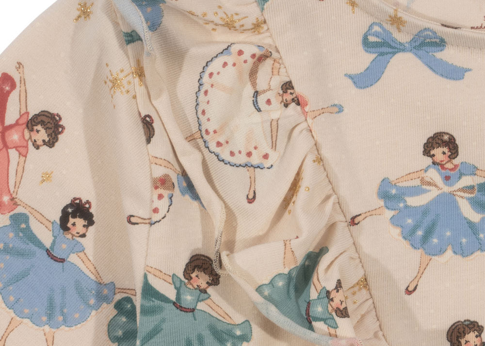 Konges Sløjd A/S Jersey Jurken bow ballerina