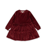 Konges Sløjd A/S Jersey Jurken red dahlia