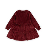 Konges Sløjd A/S Jersey Jurken red dahlia