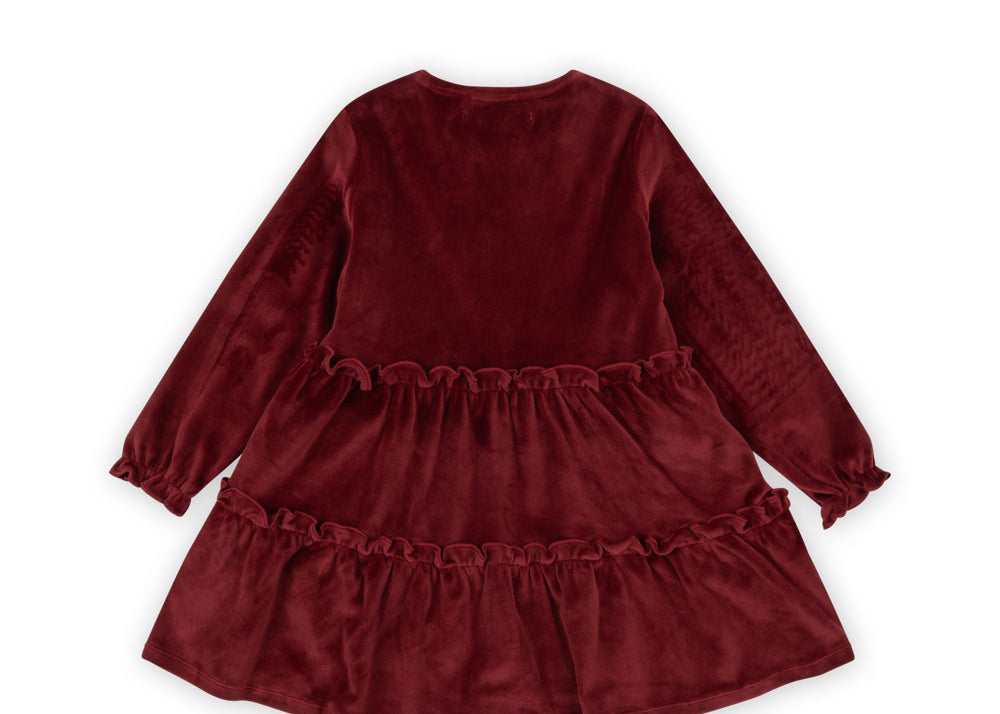 Konges Sløjd A/S Jersey Jurken red dahlia