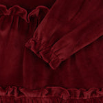 Konges Sløjd A/S Jersey Jurken red dahlia