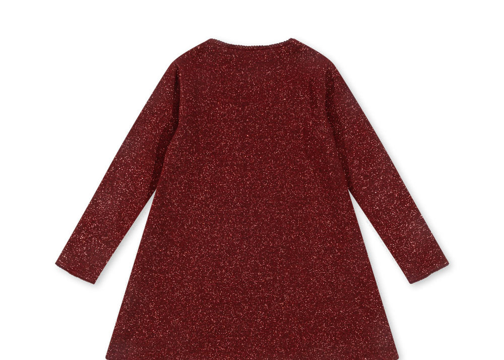 Konges Sløjd A/S Jersey Jurken red dahlia