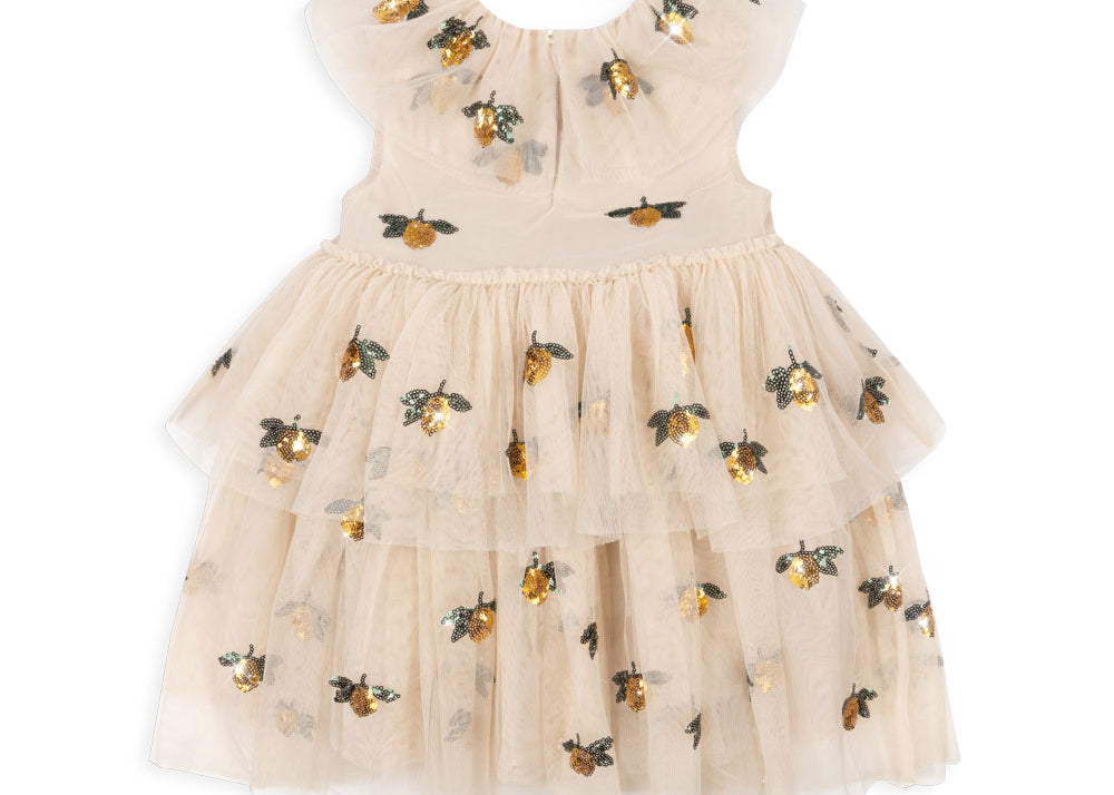 Konges Sløjd A/S WOVEN DRESSES lemon sequin