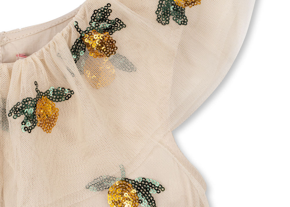 Konges Sløjd A/S WOVEN DRESSES lemon sequin