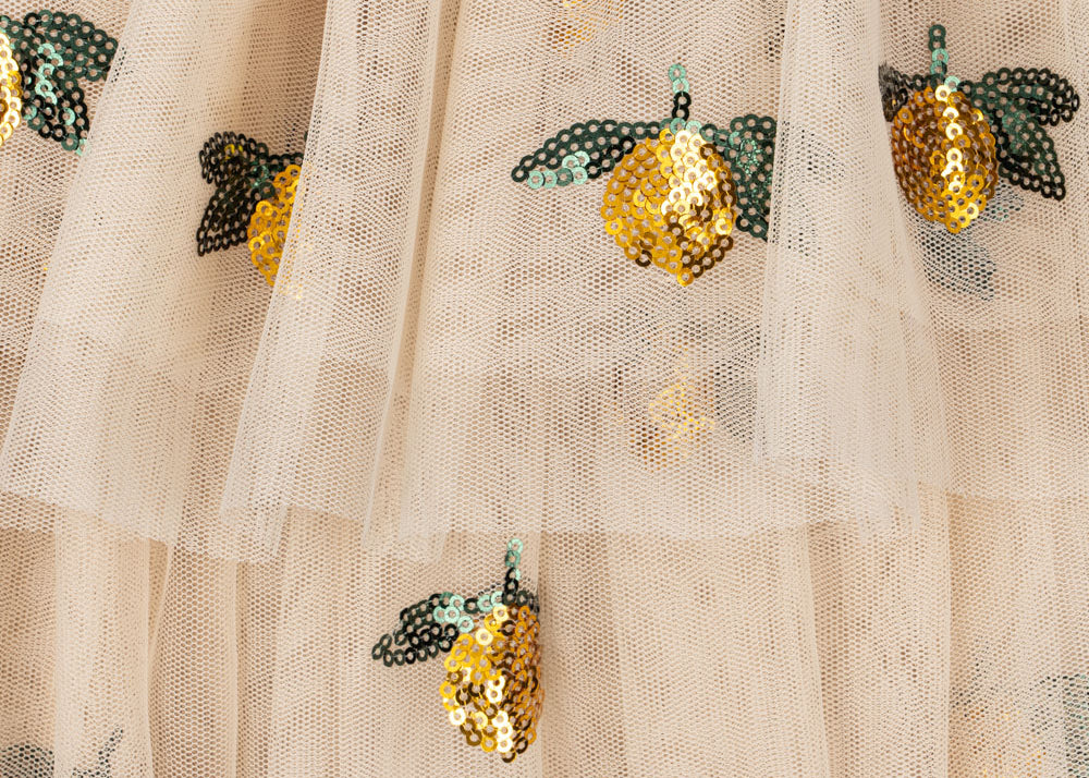Konges Sløjd A/S WOVEN DRESSES lemon sequin