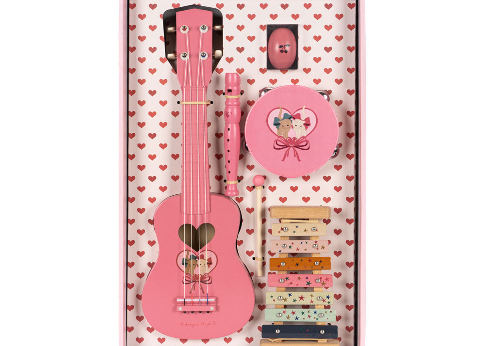 Konges Sløjd A/S Muziekspeeltjes bow kitty pink