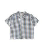 Konges Sløjd A/S Geweven Shirts Met Korte Mouwen captains blue check