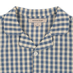 Konges Sløjd A/S Geweven Shirts Met Korte Mouwen captains blue check