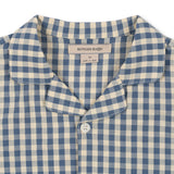 Konges Sløjd A/S Geweven Shirts Met Korte Mouwen captains blue check