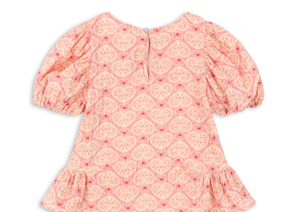 Konges Sløjd A/S Geweven Shirts Met Korte Mouwen lacy pink