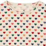 Konges Sløjd A/S Jersey Jurken coeur coloré