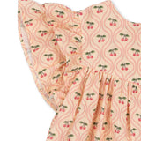 Konges Sløjd A/S WOVEN DRESSES cherry pink motif
