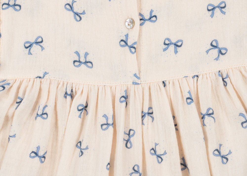 Konges Sløjd A/S WOVEN DRESSES bow bleu