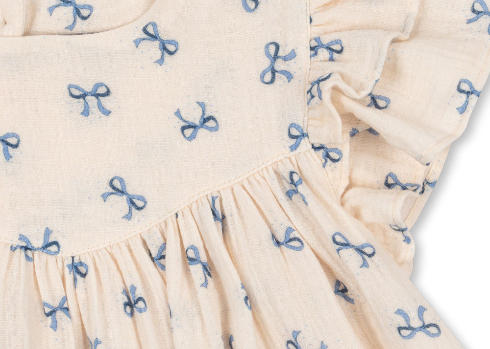 Konges Sløjd A/S WOVEN DRESSES bow bleu