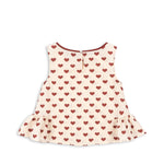 Konges Sløjd A/S Geweven Shirts Met Korte Mouwen amour rouge