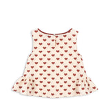 Konges Sløjd A/S Geweven Shirts Met Korte Mouwen amour rouge