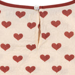 Konges Sløjd A/S Geweven Shirts Met Korte Mouwen amour rouge