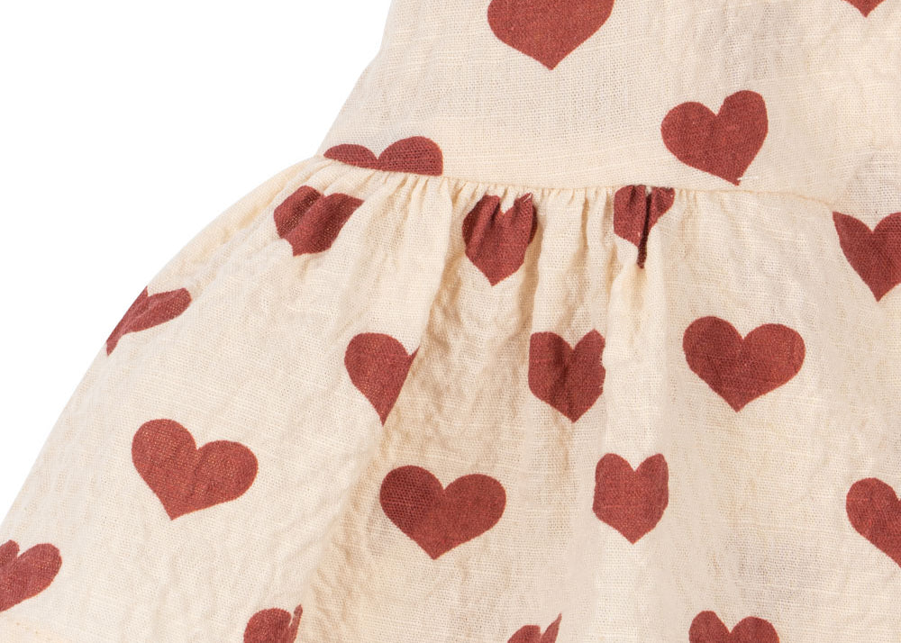 Konges Sløjd A/S Geweven Shirts Met Korte Mouwen amour rouge