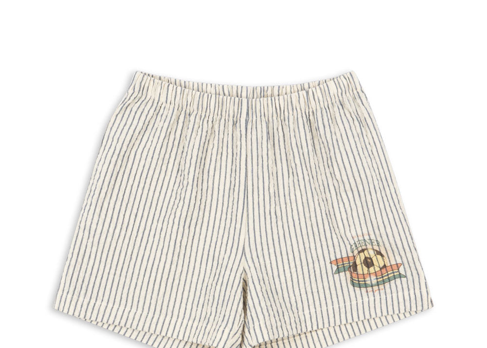Konges Sløjd A/S Geweven Shorts En Pofbroeken stripe bluie