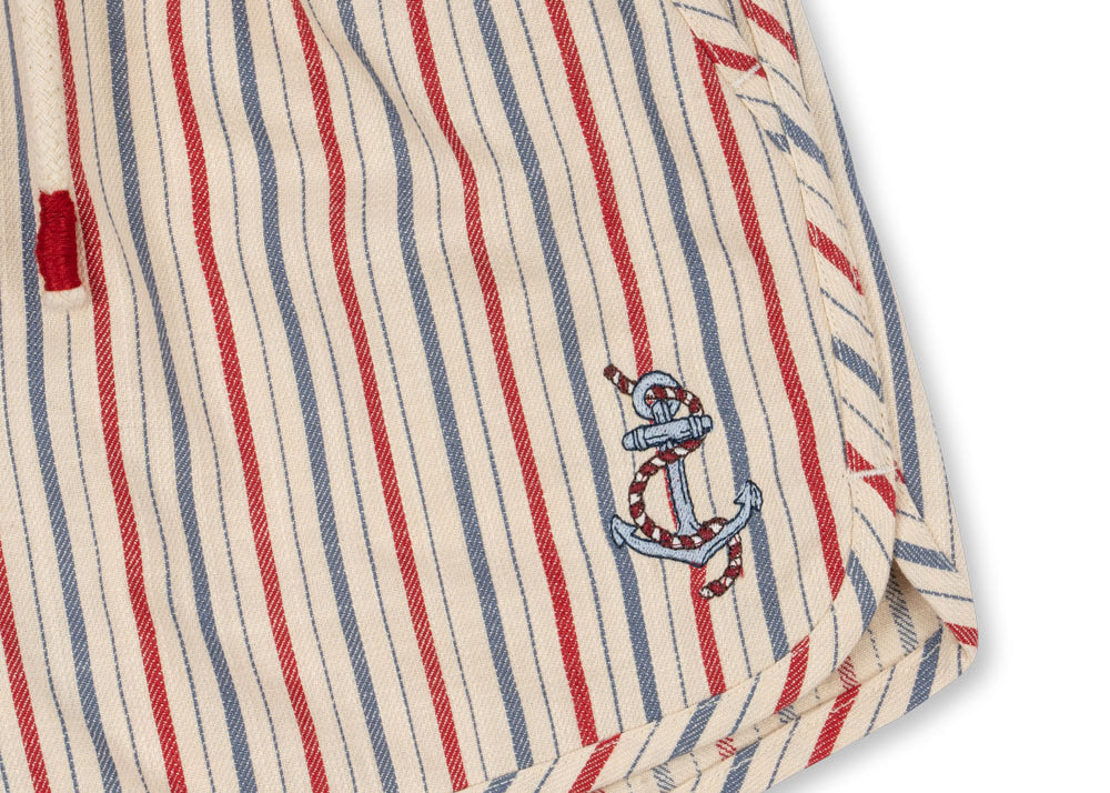 Konges Sløjd A/S Geweven Shorts En Pofbroeken antique stripe