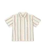 Konges Sløjd A/S Geweven Shirts Met Korte Mouwen antique white