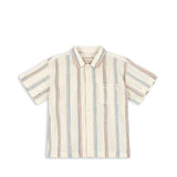 Konges Sløjd A/S Geweven Shirts Met Korte Mouwen antique white