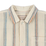 Konges Sløjd A/S Geweven Shirts Met Korte Mouwen antique white