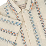 Konges Sløjd A/S Geweven Shirts Met Korte Mouwen antique white