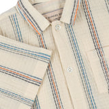 Konges Sløjd A/S Geweven Shirts Met Korte Mouwen antique white