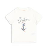 Konges Sløjd A/S Jersey T-Shirts off white/sailor
