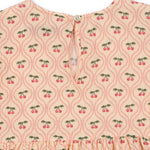 Konges Sløjd A/S Geweven Shirts Met Korte Mouwen cherry pink motif