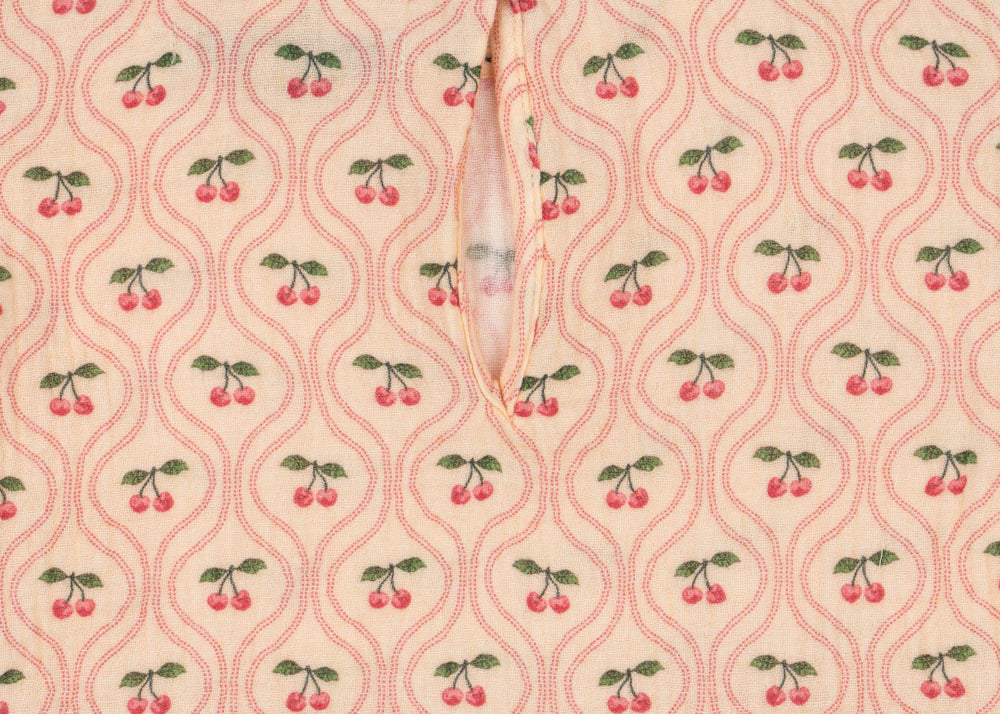 Konges Sløjd A/S Geweven Shirts Met Korte Mouwen cherry pink motif