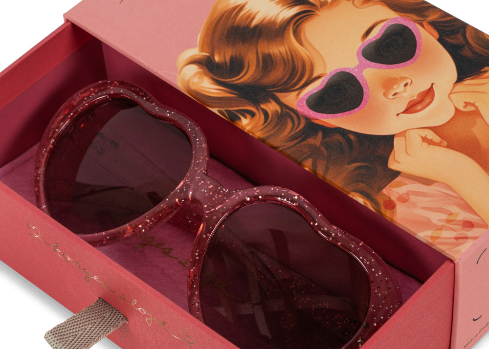 Konges Sløjd A/S Zonnebrillen cherry glitter