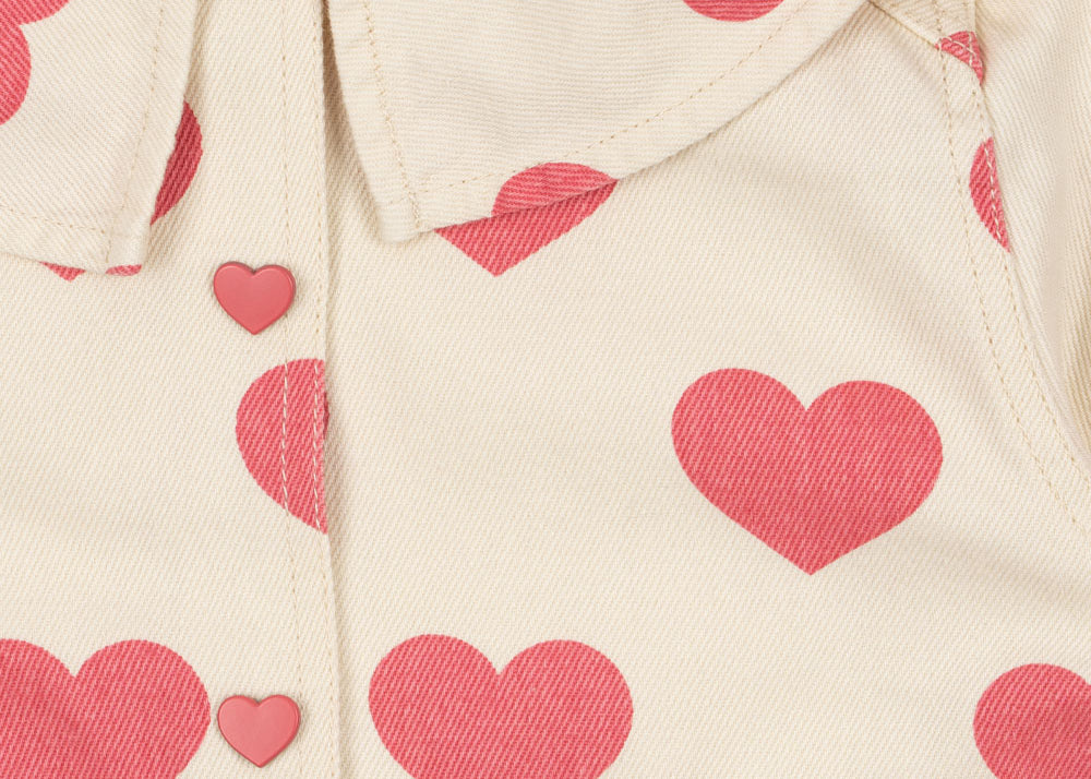 Konges Sløjd A/S Geweven Shirts bon coeur pink