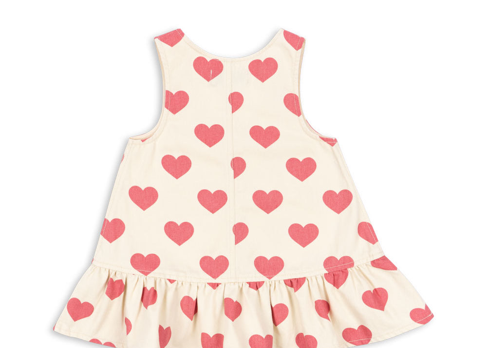 Konges Sløjd A/S WOVEN DRESSES bon coeur pink